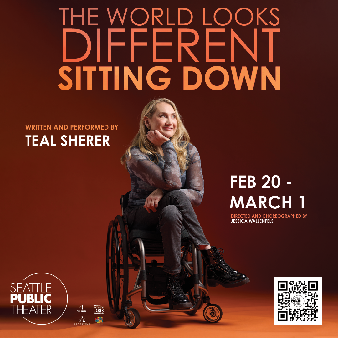 The World Looks Different Sitting Down poster